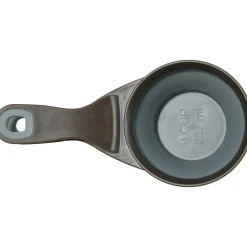 ZOLUX - Pince 2 en 1 doseur silicone m 237 ml gris pour chat et chien