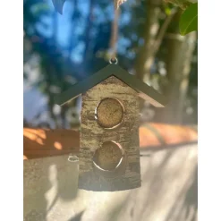 ZOLUX - Support 2 boules de graisse en bois massif pour oiseaux