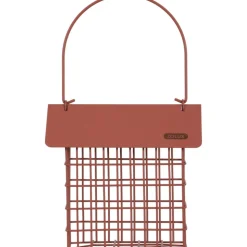ZOLUX - Support pain de graisse en métal avec toit rouge terracotta pour oiseaux