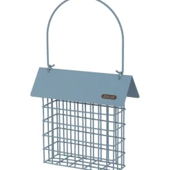 ZOLUX - Support pain de graisse en métal avec toit bleu orage pour oiseaux