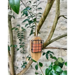 ZOLUX - Support pour 2 pains de graisse bamboo pour oiseaux