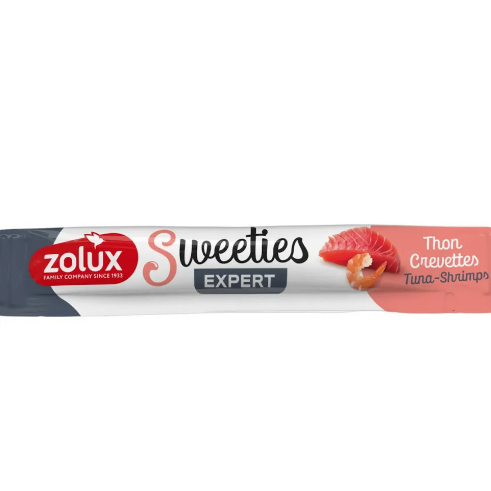 ZOLUX - Une friandise stick crème de thon crevette 14 g pour chat