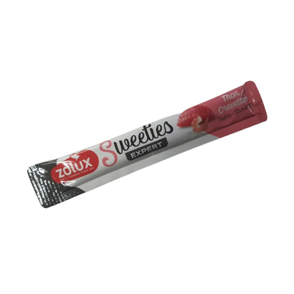 ZOLUX - Une friandise stick crème de thon crevette 14 g pour chat