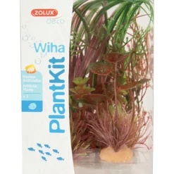 ZOLUX - Wiha n°3 plantes artificielles 3 pieces h 21 cm plantkit décoration d'aqua
