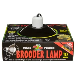ZOO MED - Support de lampe zoomed deluxe porcelaine clamp lampe 25 cm pour terrarium