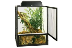 ZOOMED - Terrarium grillagé - reptibreeze small 41 x 41 x 51 cm - terrarium destiné aux lézards type caméléon